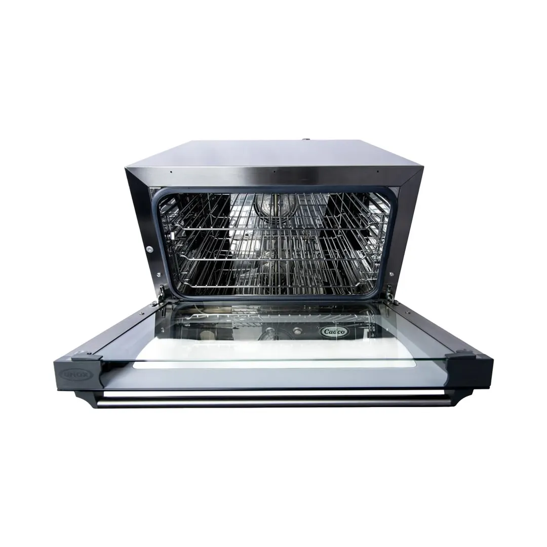 Cadco XAF-113 Half Size Countertop Electric Convection Oven w/ 3 Shelf, Manual Controls, 120V