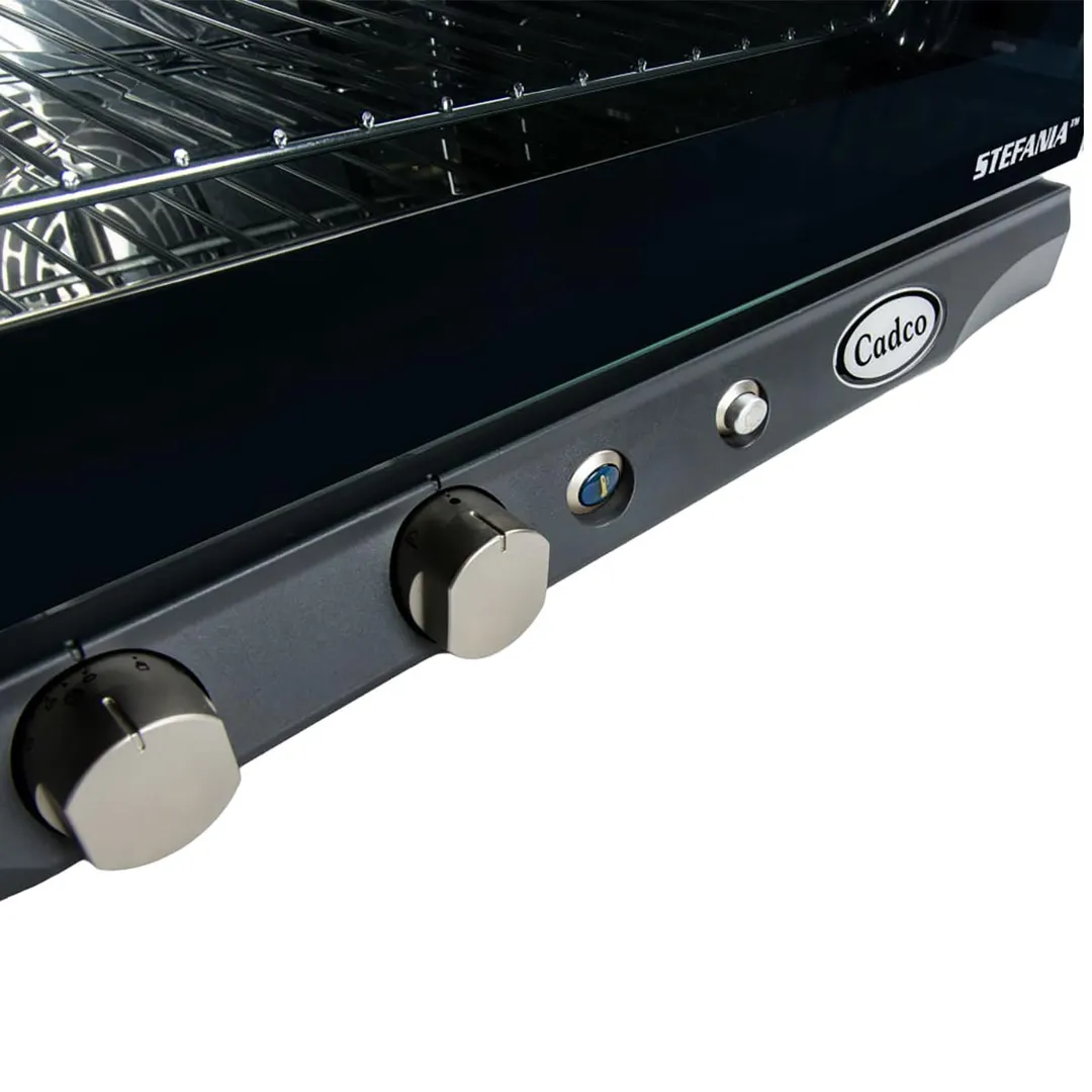 Cadco XAF-113 Half Size Countertop Electric Convection Oven w/ 3 Shelf, Manual Controls, 120V