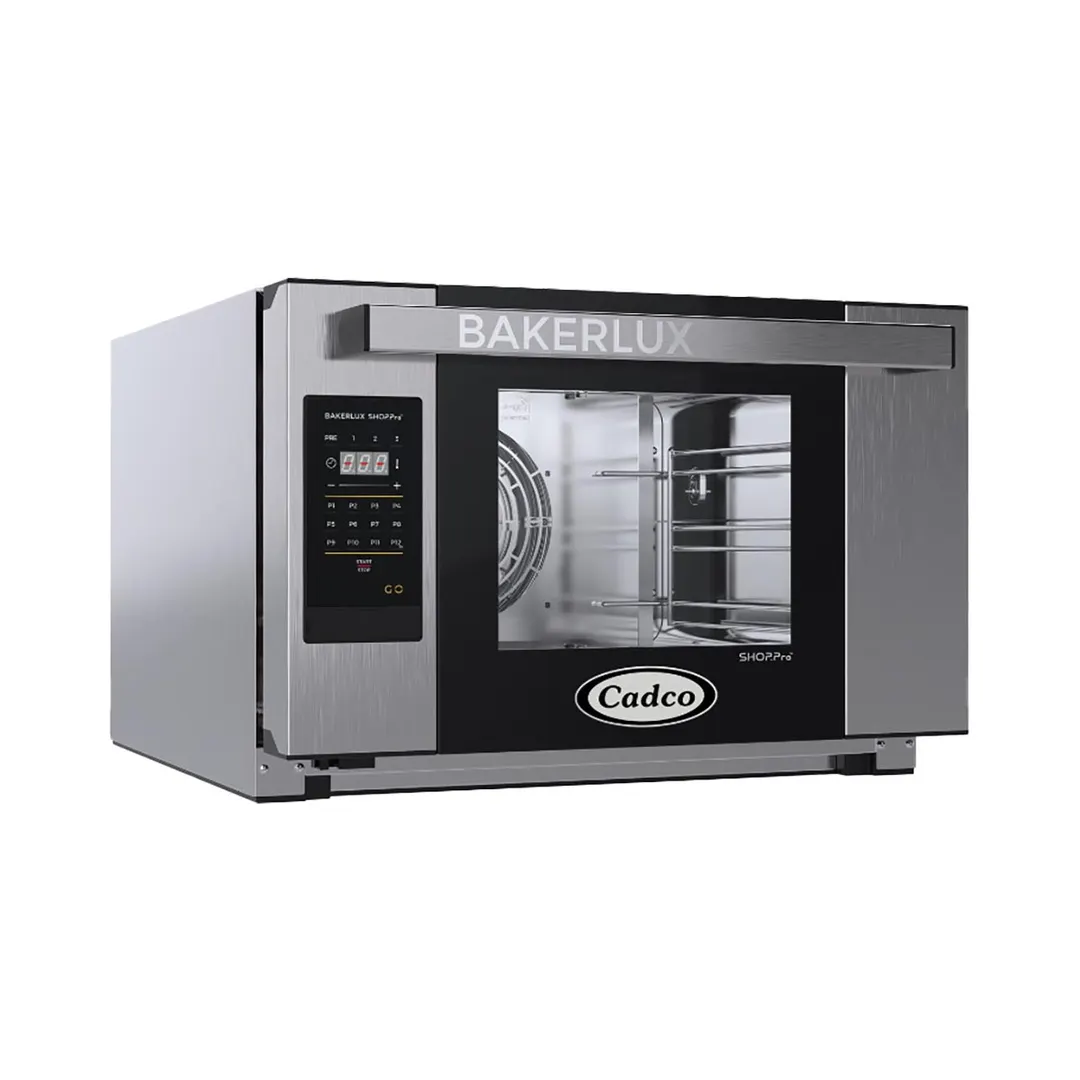 Cadco XAFT-03HS-GD Half Size Electric Countertop Convection Oven, 3 Shelf, GO Digital Control, 120V