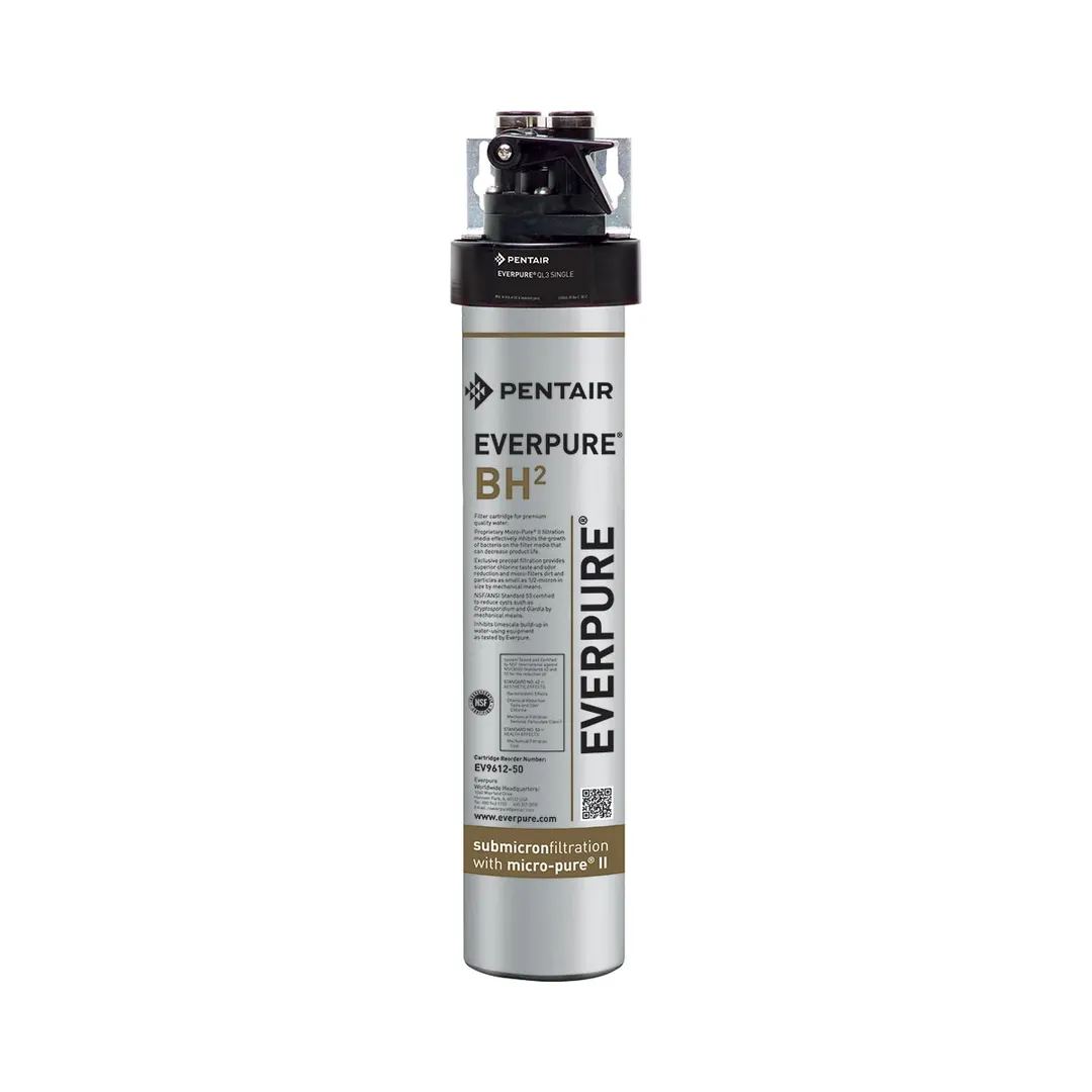 Everpure EV927200 QL3 BH² Water Filtration System w/ 0.5 Micron and 0.5 GPM, 3,000 Gallons