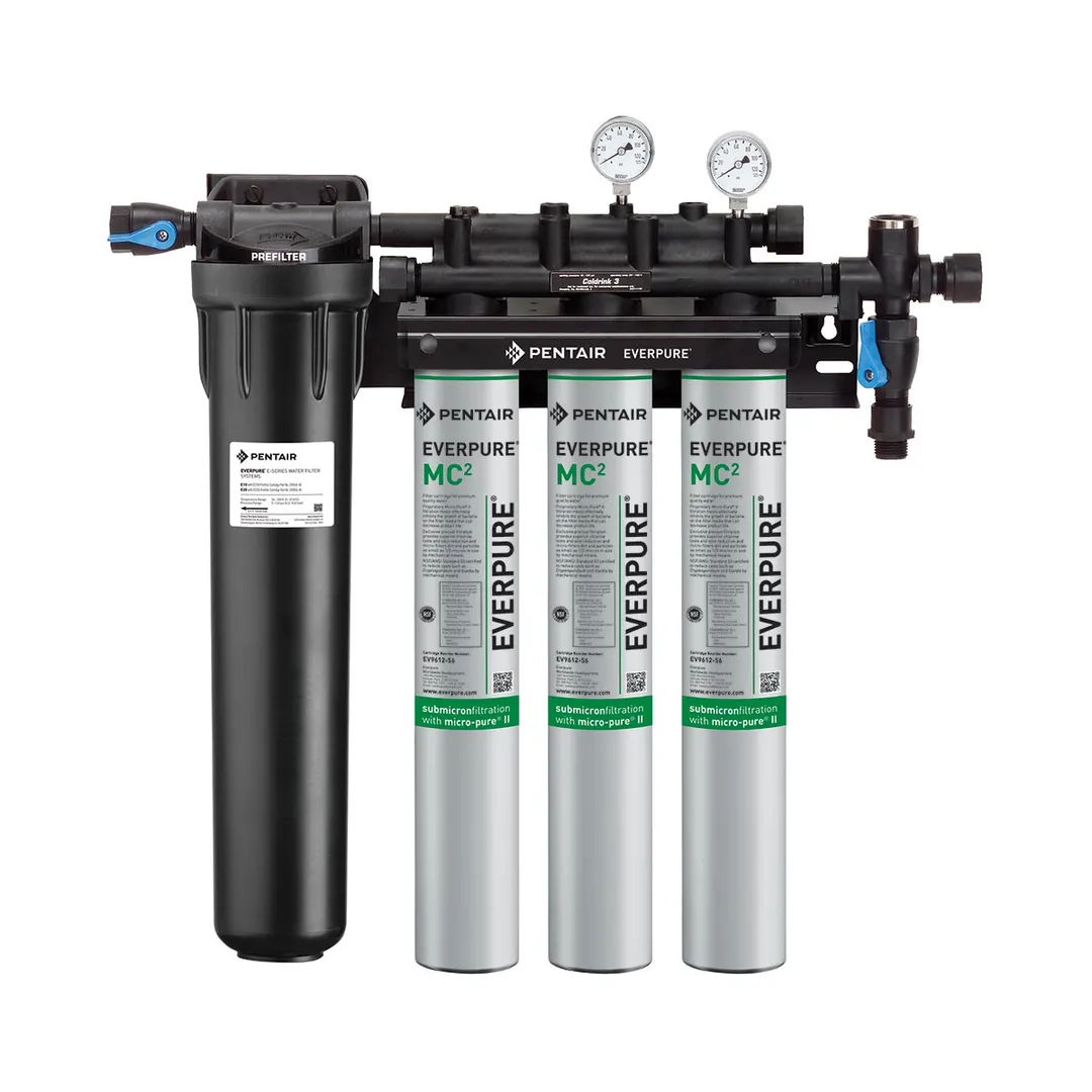Everpure EV932803 Coldrink 3-MC2 Water Filtration System with 0.2 Micron and 5 GPM