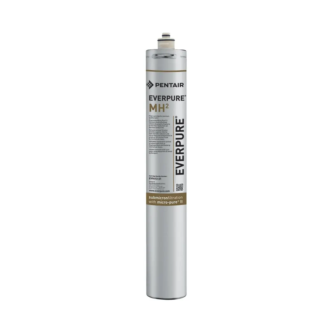 Everpure EV961321 Mh² Water Filter Cartridge with 0.5 Micron and 1.67 GPM, 9,000 Gallons