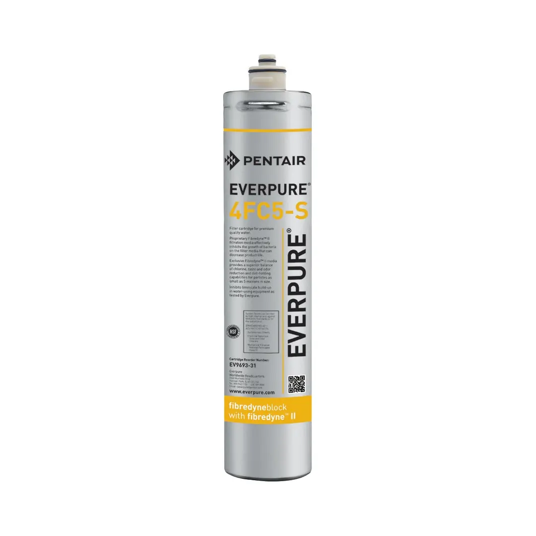 Everpure EV969331 4FC5-S Water Filter Cartridge with 5 Micron and 2.5 GPM, 15,000 Gallons