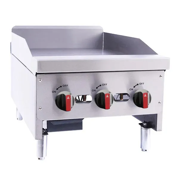BakeMax BACG15-1 Countertop Gas Griddle