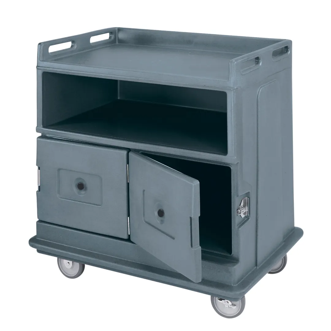 Cambro 24-Inch Beverage Cart, 44 Height, Gray, NSF, MDC24