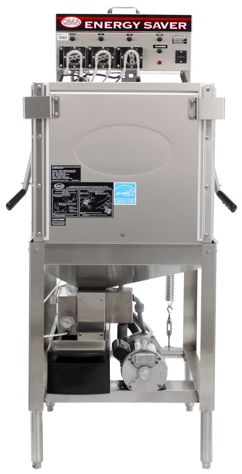 CMA Dishmachines E-3D-EXT Door Type Dishwasher, Low‑Temp - 40 Racks/Hour