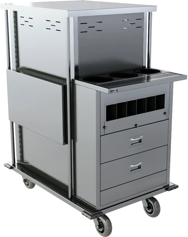 Dinex DXPTQCDISPENSER Bedside Service Option for TQC Meal Carts, 25x14x31.1in