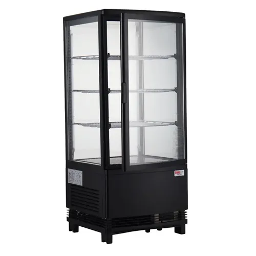 DoughXpress DXP-RCD02 Display 13"-18" Width Pass‑Thru Doors 32‑54°F 3 Shelves LED R290 180W 110V