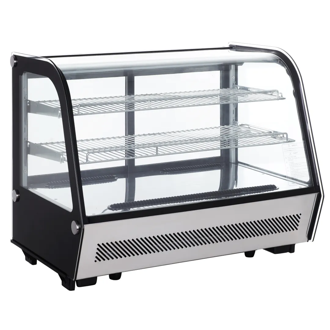 DoughXpress DXP-REF35 Case, 35" Glass Front, 2 Sliding Doors, 2 Shelves, 32‑54°F, 160W 120V