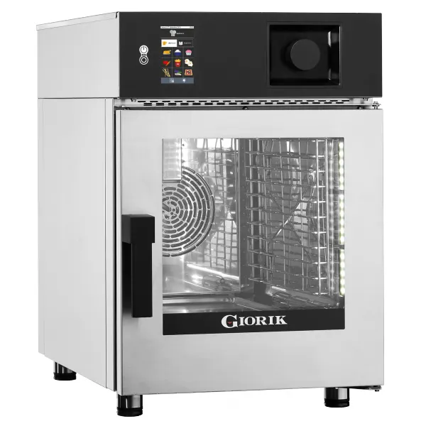 Giorik-US KM061W Half Size 6 Pan Electric Combi Oven w/ MiniTouch Control, Boilerless, 208/240V