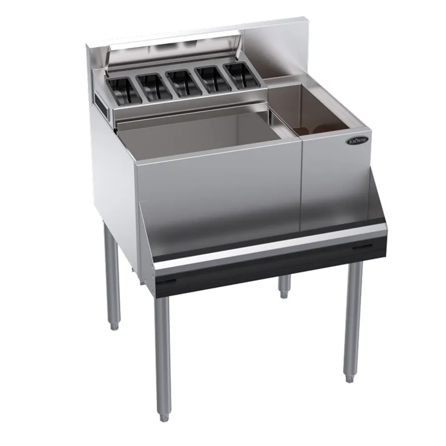 Krowne KR24-MS26L-7 Bottle Well Bin Underbar Ice Bin/Cocktail Station