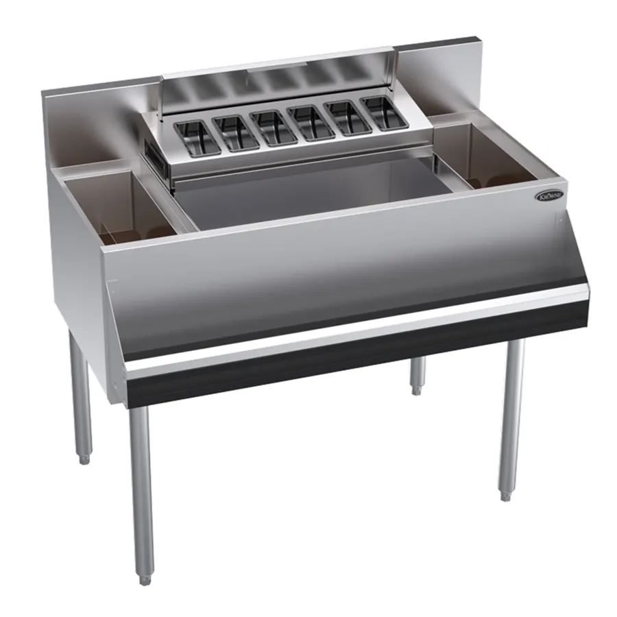 Krowne KR24-MS40C Bottle Well Bin Underbar Ice Bin/Cocktail Station