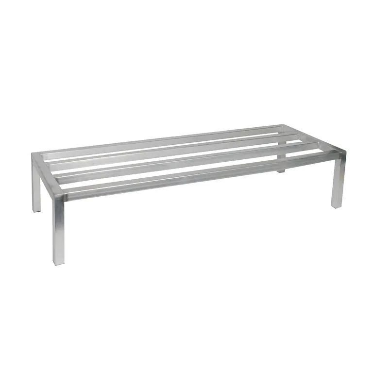 Winco ADRK-2060 Dunnage Rack, 20"D x 60"W x 12"H, 1200 lbs, Aluminum, NSF Certified