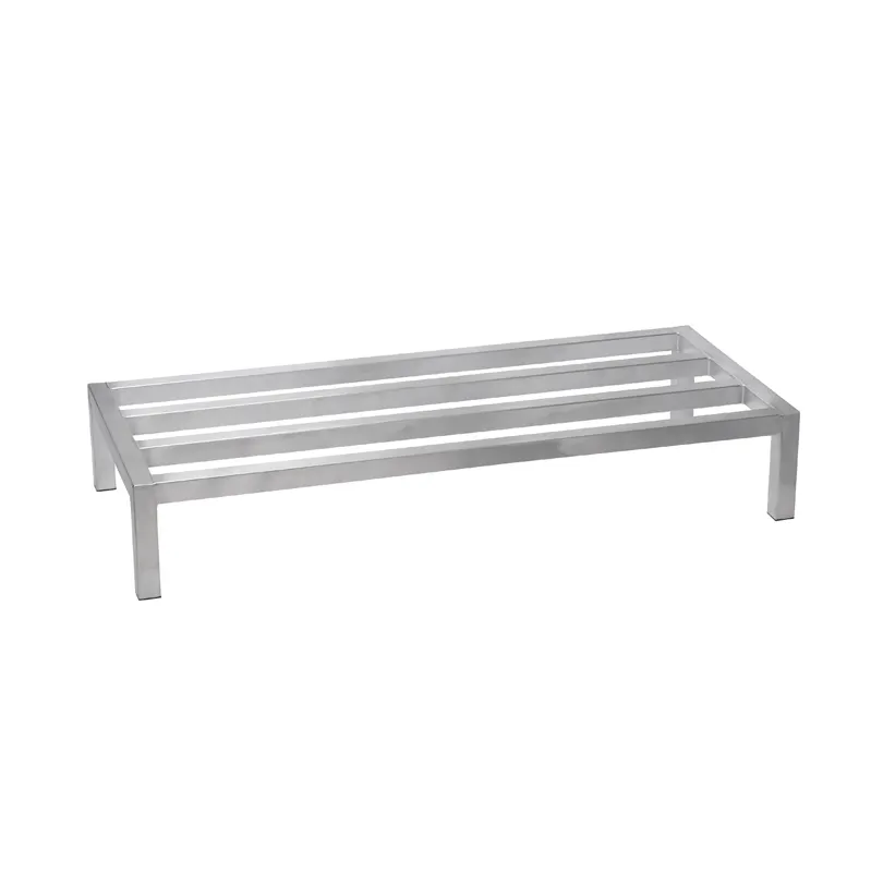 Winco ASDR-2060 Dunnage Rack, 20"D x 60"W x 8"H, 1200 lbs, Aluminum, NSF Certified
