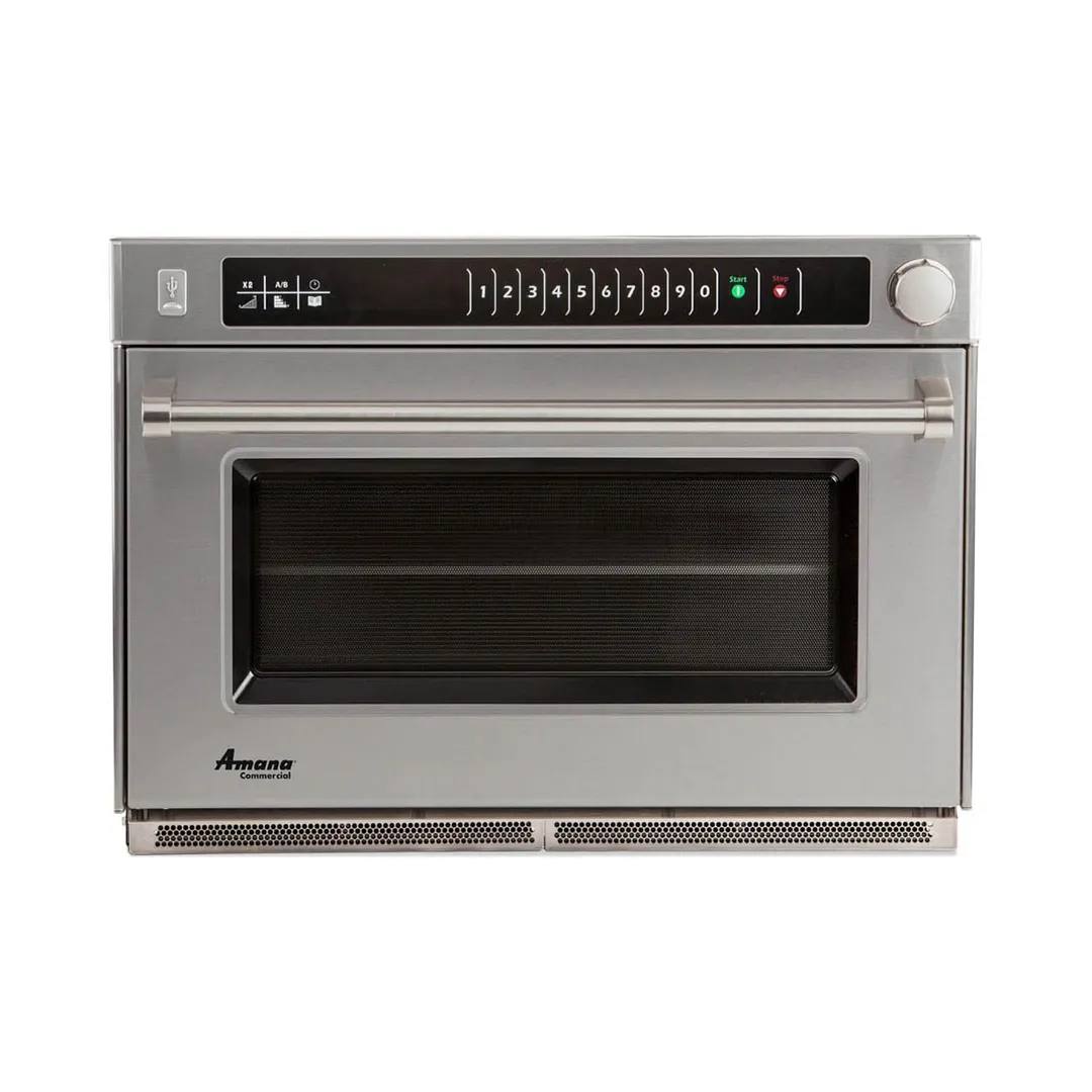 Amana AMSO35 3500W Commercial Heavy Duty Microwave Steamer Oven, 1.6 Cu. Ft., 208/240V