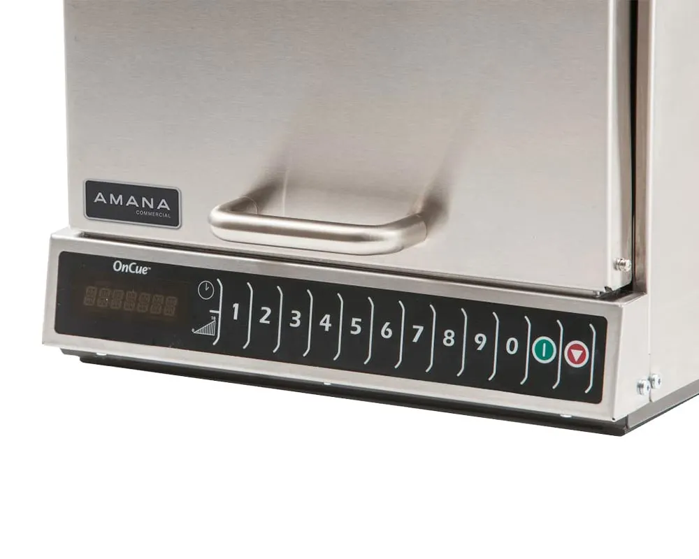 Amana AOC24 2400W Heavy DutyCommercial Microwave Oven, 0.319 Cu. Ft., Touchpad, 208/230V