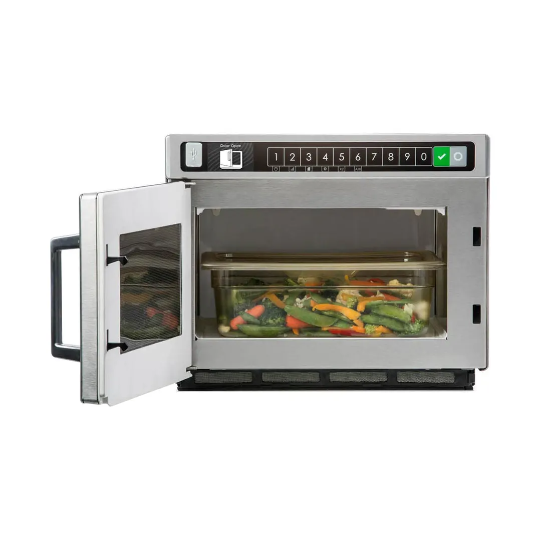 Amana HDC212 2100W Heavy Duty Commercial Microwave Oven, 0.6 Cu. Ft., 208/240V