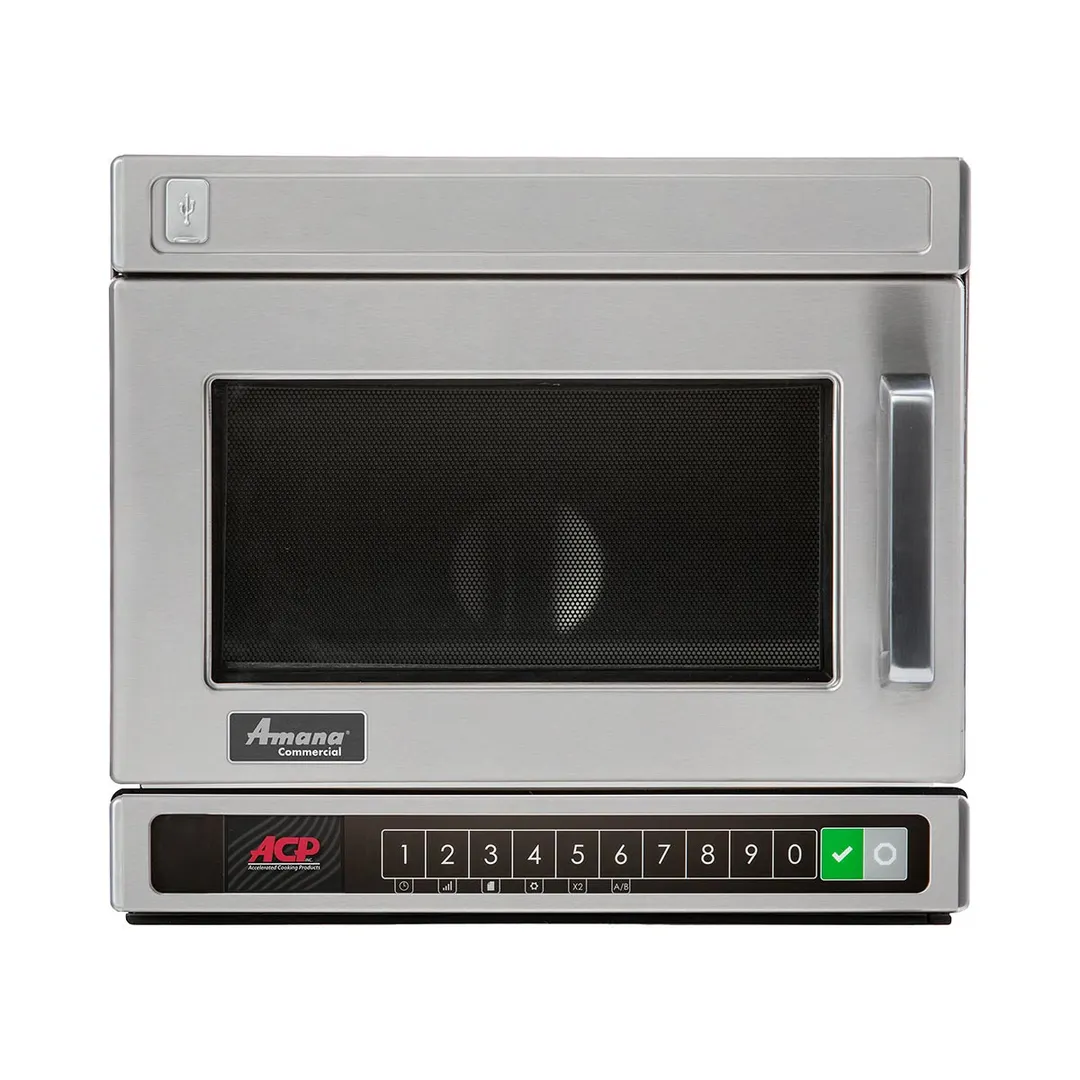 Amana HDC21Y2 2100W Heavy Duty Commercial Microwave Oven, 0.6 Cu. Ft., 208/240V