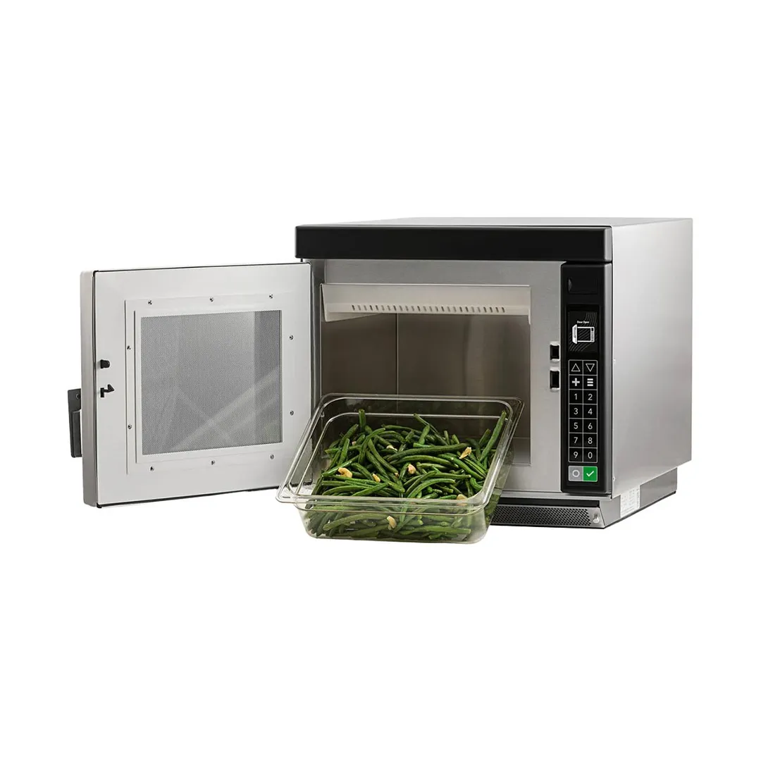 Amana RC17S2 1700W Heavy Duty Commercial Microwave Oven, 1.0 Cu. Ft., Push Button, 208/240V