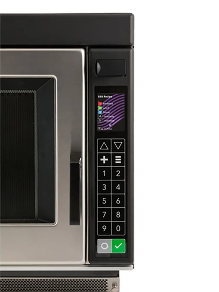 Amana RC30S2 3000W Heavy Volume Commercial Microwave Oven, 1.0 Cu. Ft., Push Button, 208/240V