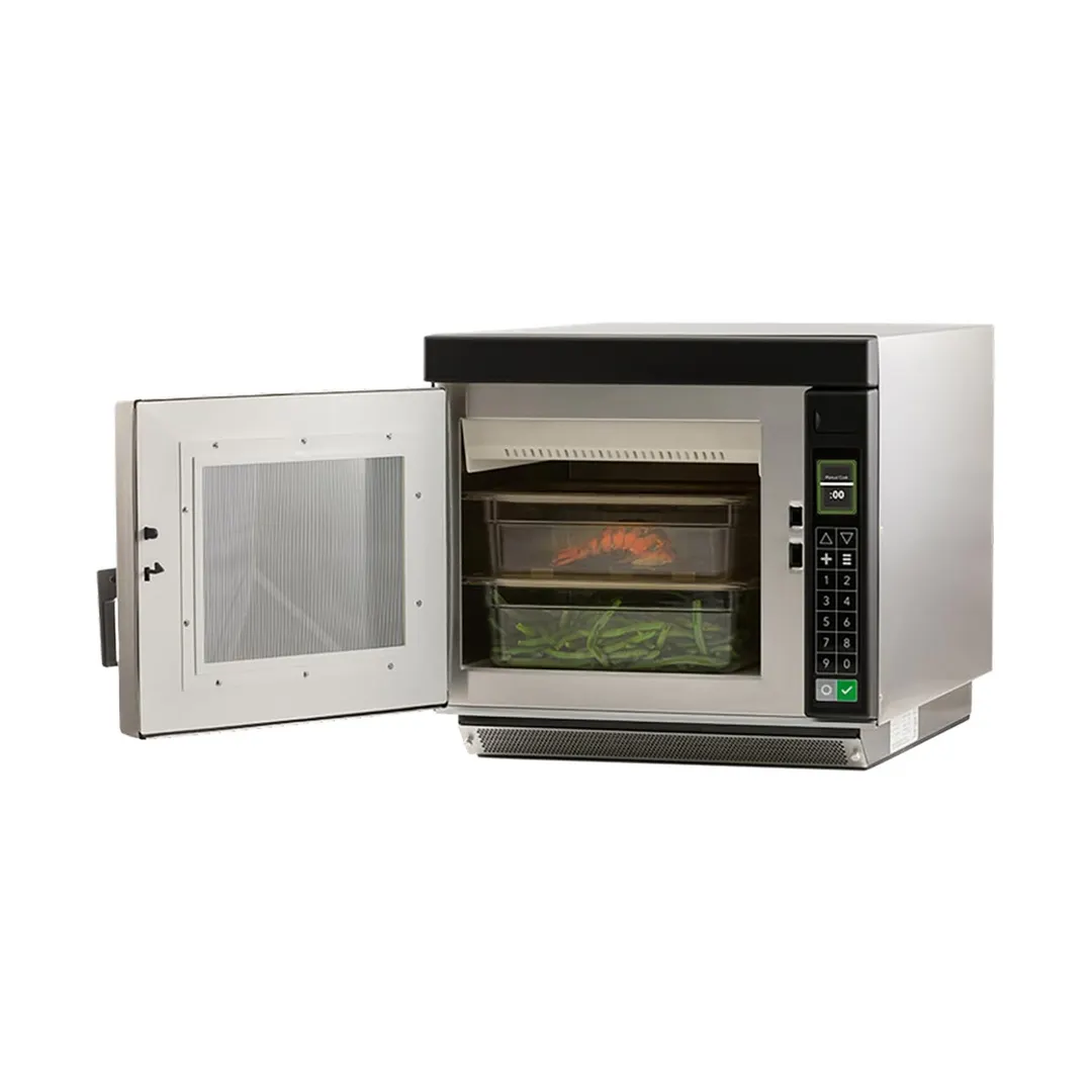 Amana RC30S2 3000W Heavy Volume Commercial Microwave Oven, 1.0 Cu. Ft., Push Button, 208/240V