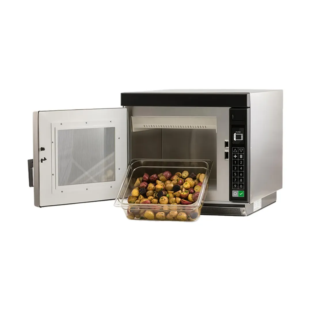 Amana RC30S2 3000W Heavy Volume Commercial Microwave Oven, 1.0 Cu. Ft., Push Button, 208/240V