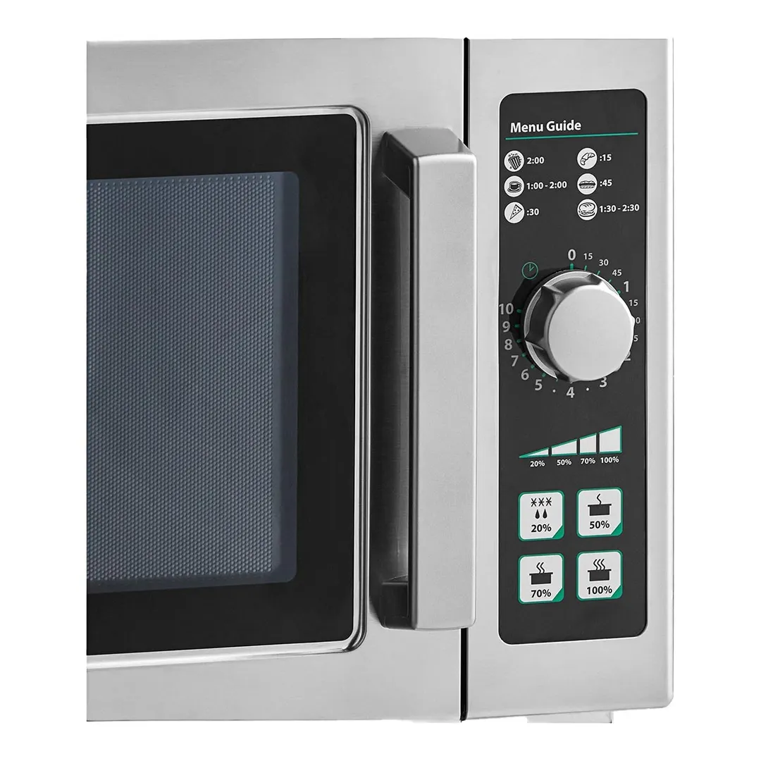 Amana RCS10DSE 1000W Medium Duty Commercial Microwave Oven, 1.2 Cu. Ft., Dial Controls, 120V