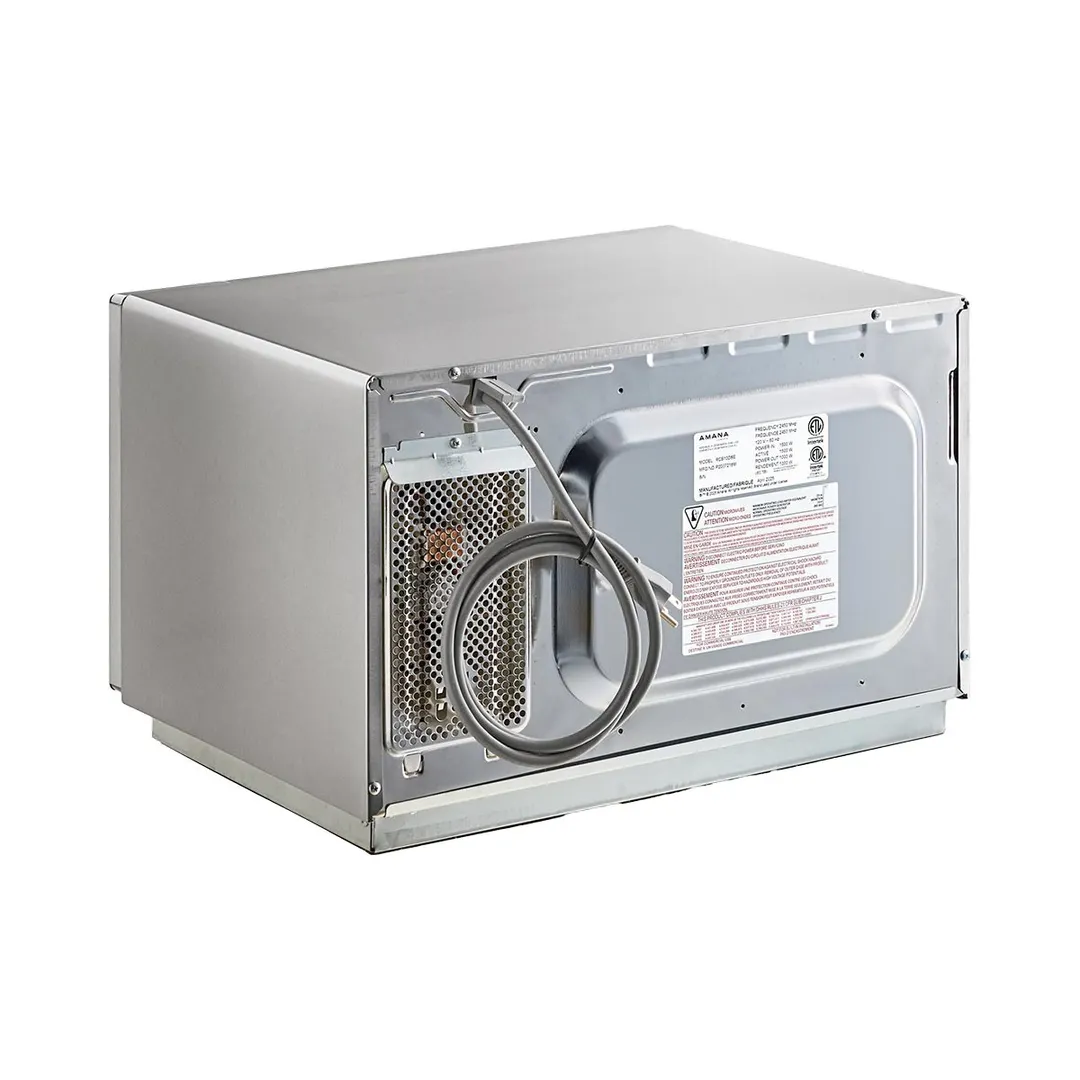 Amana RCS10DSE 1000W Medium Duty Commercial Microwave Oven, 1.2 Cu. Ft., Dial Controls, 120V