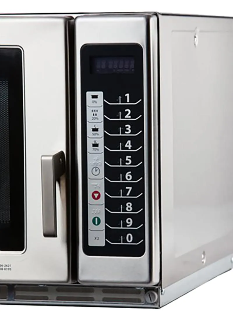 Amana RFS21TS 2100 Watts Commercial Microwave Oven, 1.2 Cu. Ft.,Touch Control, 208/240V