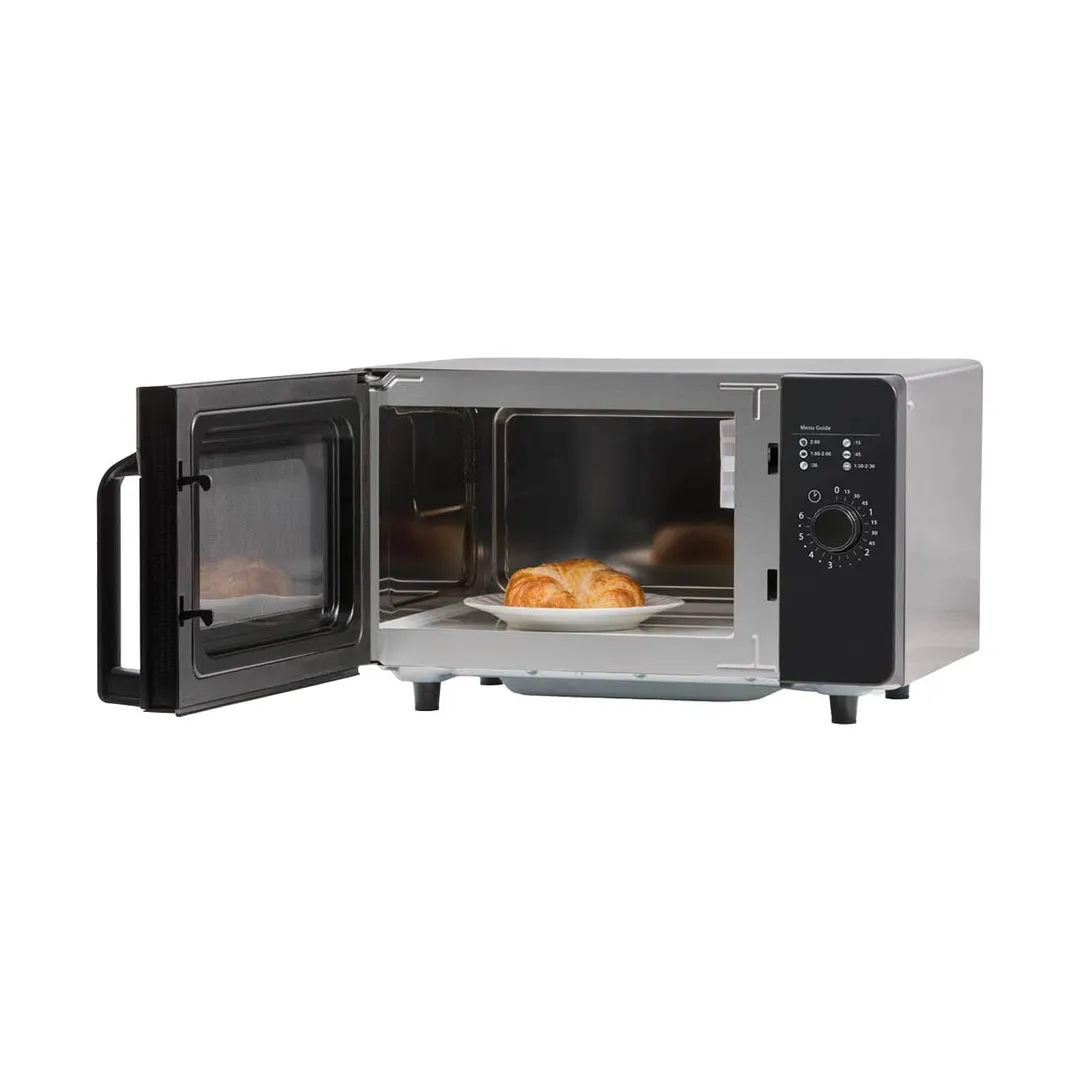 Amana RMS10DSA 1000W Low Volume Commercial Microwave Oven, 0.8 Cu. Ft., Dial Control, 120V