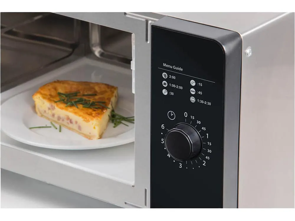 Amana RMS10DSA 1000W Low Volume Commercial Microwave Oven, 0.8 Cu. Ft., Dial Control, 120V