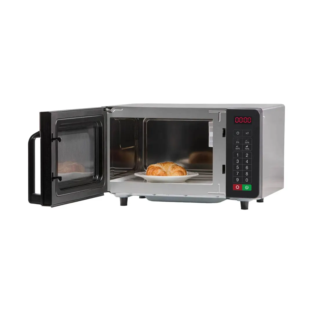 Amana RMS10TSA 1000W Low Volume Commercial Microwave Oven, 0.8 Cu. Ft., Touchpad, 120V