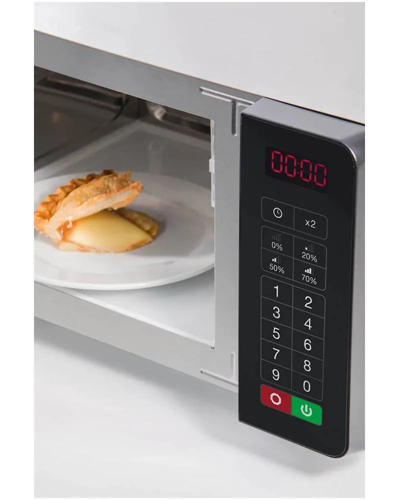 Amana RMS10TSA 1000W Low Volume Commercial Microwave Oven, 0.8 Cu. Ft., Touchpad, 120V