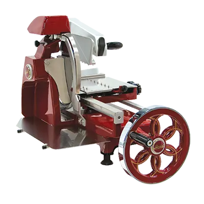 Berkel 300M-STD Fly Wheel Meat Slicer – 12” Chromium Knife, Automatic Feed, Dual Sharpener, Stainless Aluminum, Red, NSF
