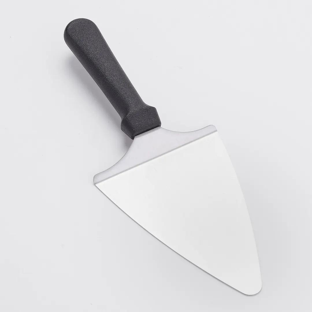 American Metalcraft PS127 Pizza Server, 12‑1⁄8" Length, 7" × 4‑3⁄4" Blade, Black Handle, Smooth Edge