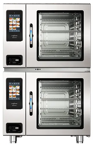 Alto-Shaam 7-20G PRO OVER 7-20G PRO MOBILE-QS Full Size 16 Pan Gas Combi Oven, Boilerless, 196.000 BTU