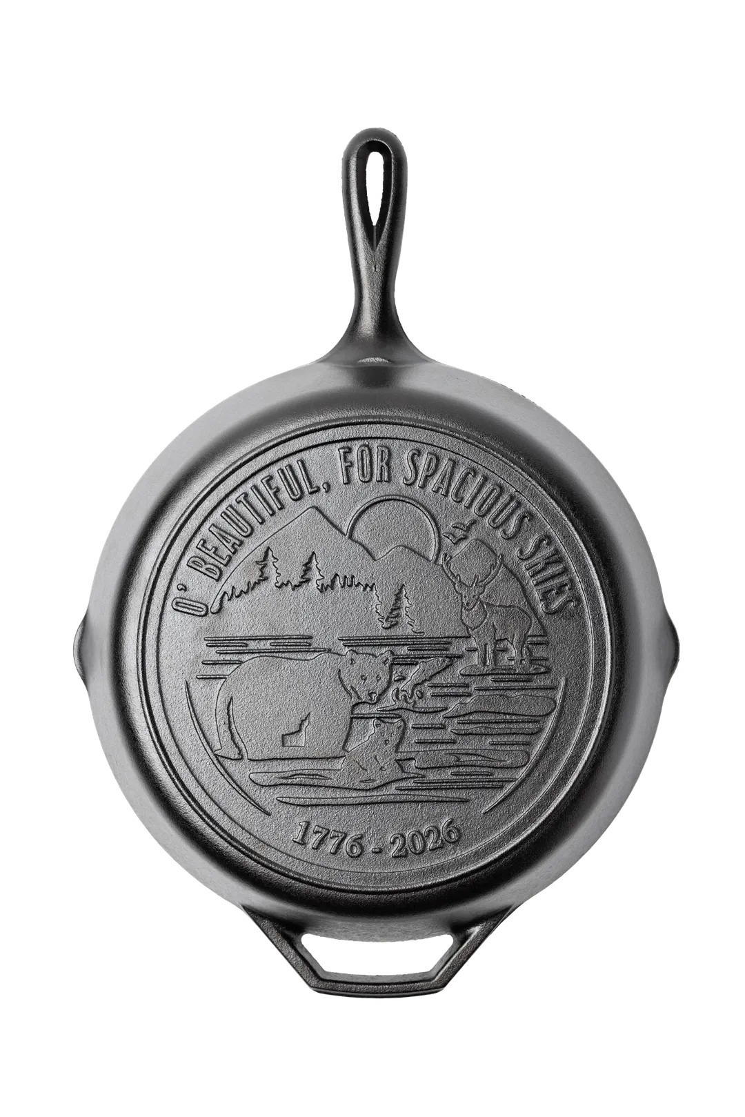Lodge L10SKA250 - 12-9/16" Skillet, 2-1/4" High, Cast Iron, Helper Handle, Induction Ready, USA Made
