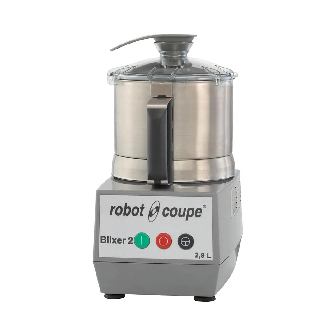 Robot Coupe BLIXER2 Food Processor, 2.9-L Stainless Steel Batch Bowl, 1-Speed, 1 hp