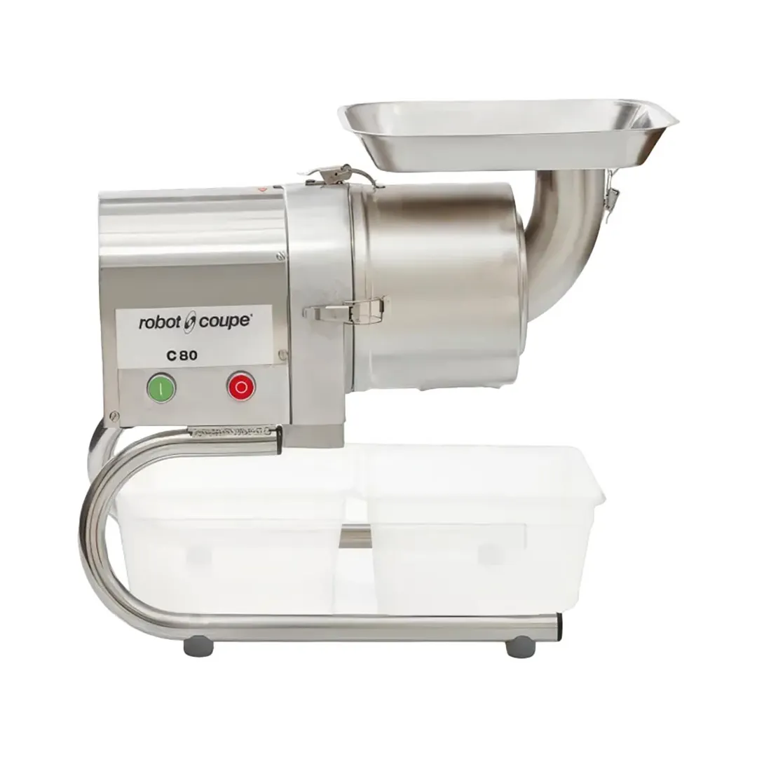 Robot Coupe C80 Automatic Pulp & Continuous Feed Automatic Sieve / Juicer - 165 lb Cap/Hr - 120V