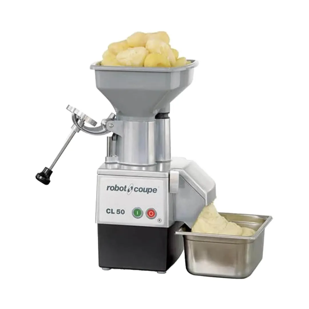 Robot Coupe CL50E Continuous Feed Food Processor, 2 Discs Included, 1 1/2 hp
