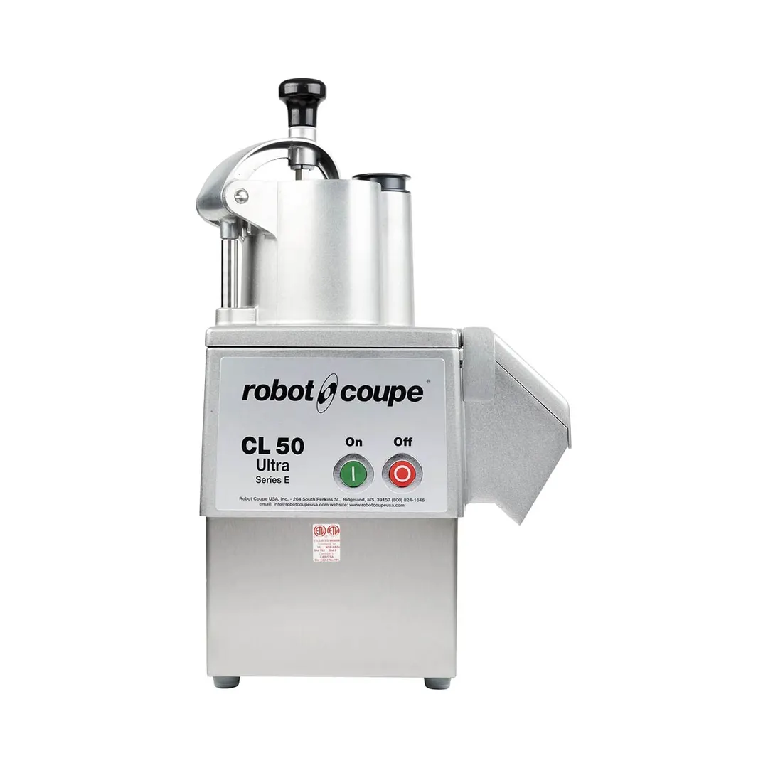 Robot Coupe CL50EULTRA NODISC Continuous Feed Food Processor, No Discs, 1.5 HP
