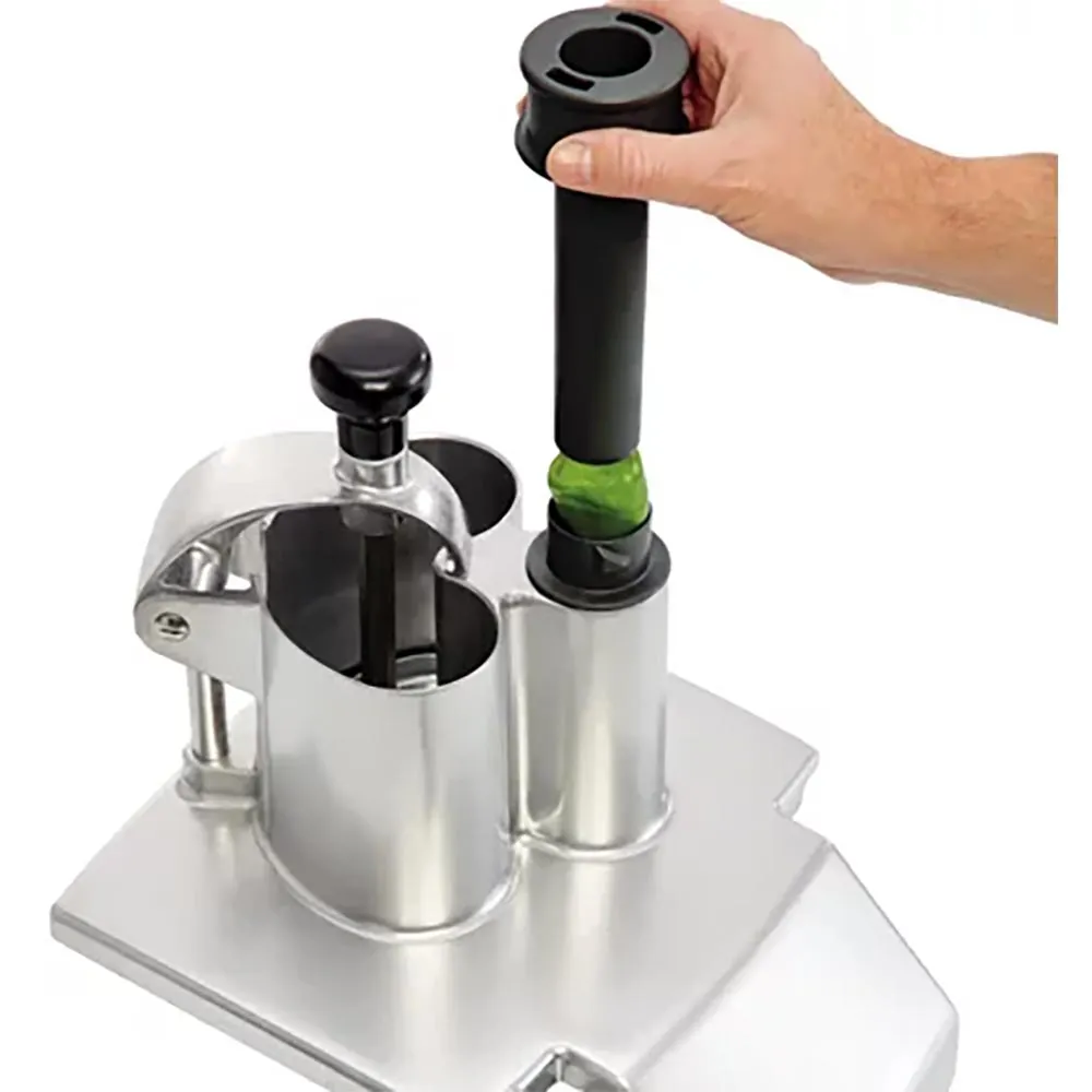 Robot Coupe CL50EULTRA5DISCS 1.5 HP 425 RPM Slicer, 3mm/6mm Slice, 3mm Grate, 10mm Dice, (2 )Hopper, 120V