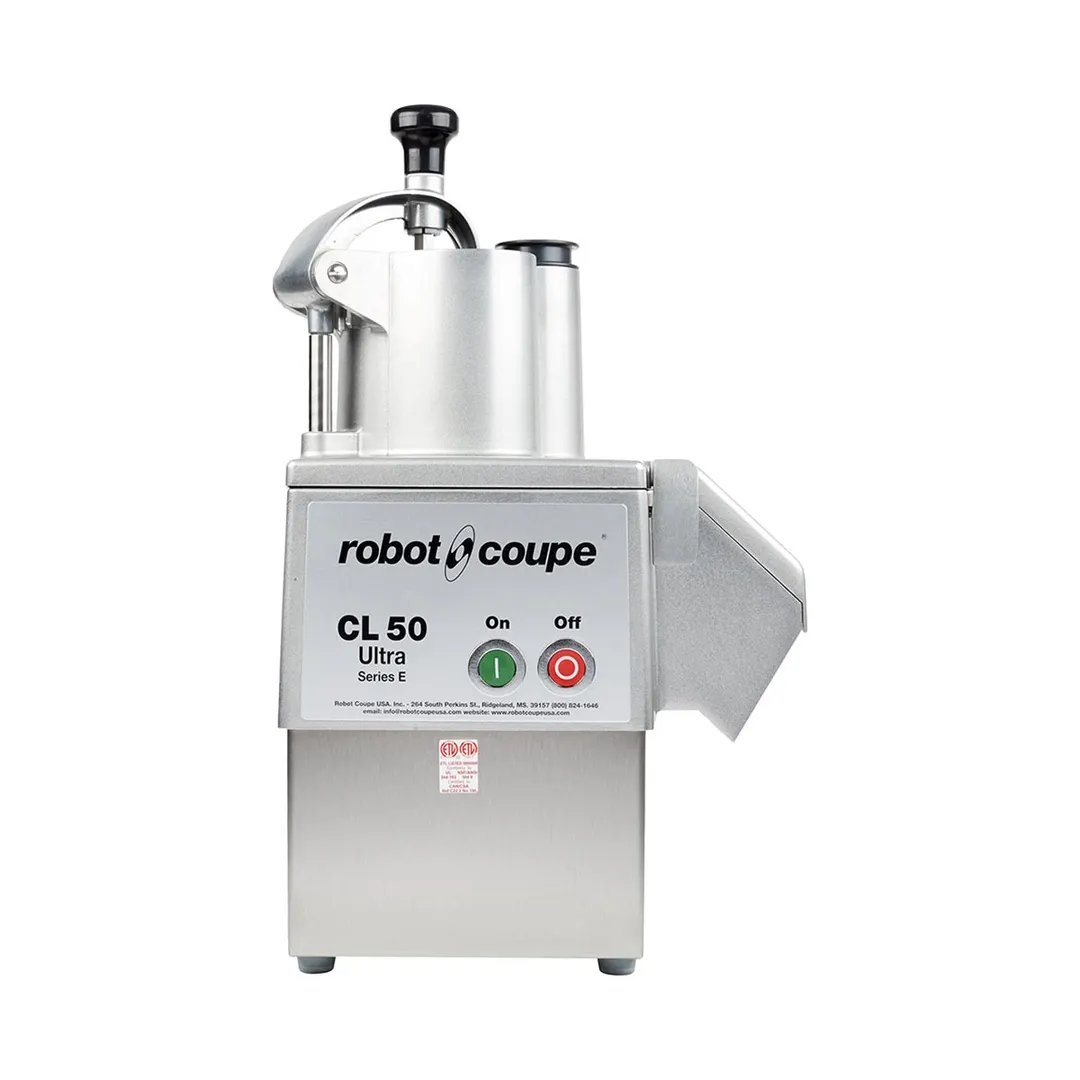 Robot Coupe CL50EULTRA Continuous Feed Food Processor, 2 Discs Included, 1.5 HP