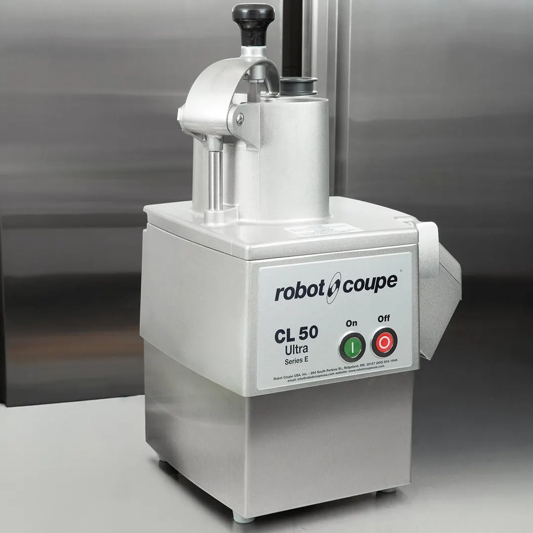 Robot Coupe CL50EULTRA Continuous Feed Food Processor, 2 Discs Included, 1.5 HP