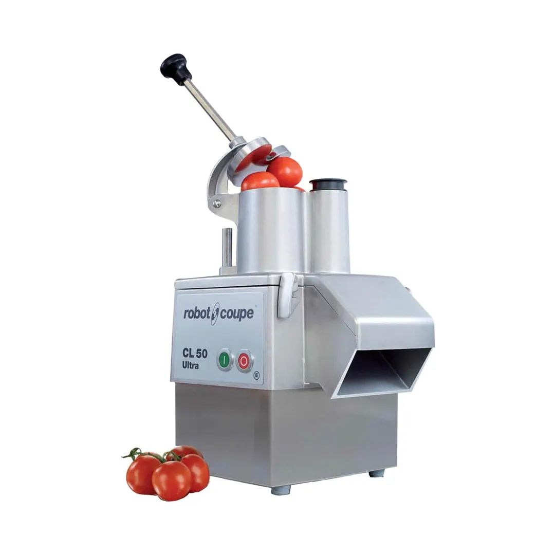 Robot Coupe CL50EUREST Continuous Feed Food Processor, 9 Discs Included, 1 1/2 hp