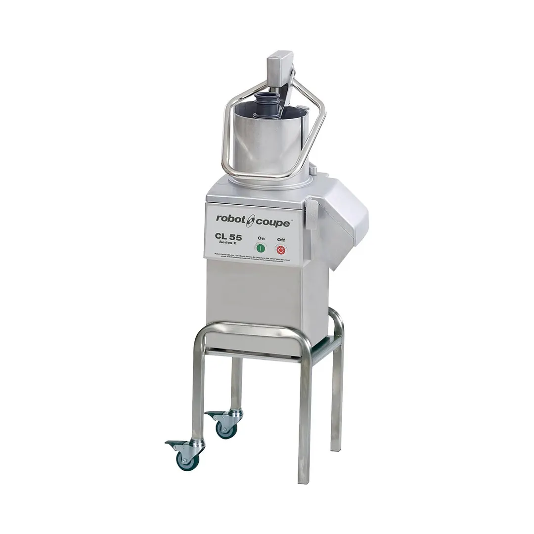 Robot Coupe CL55E NODISC Continuous Feed Food Processor with 2 1/2 hp Motor, 2645 lbs/hr