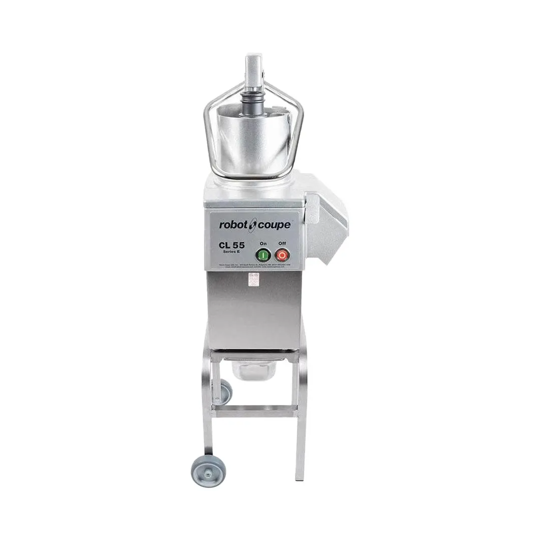 Robot Coupe CL55E NODISC Continuous Feed Food Processor with 2 1/2 hp Motor, 2645 lbs/hr