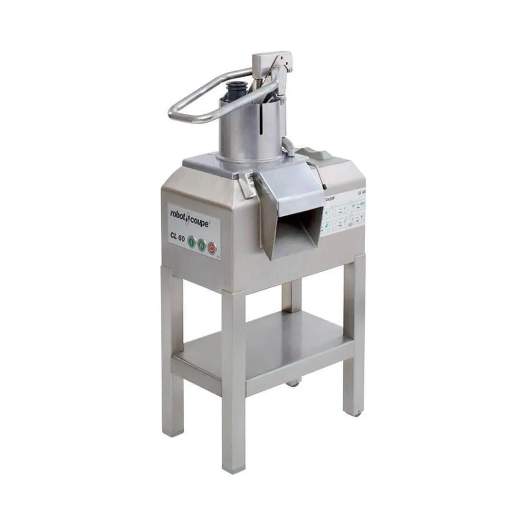 Robot Coupe CL60E2FEEDHEADS NODISC 3 hp Continuous Feed Food Processor, 425 and 850 RPM, 3970 lbs/hr