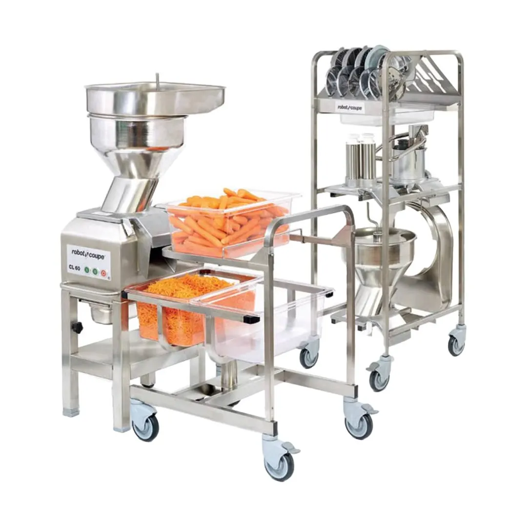 Robot Coupe CL60WS 2-Speed Continuous Feed Food Processor with Bulk Feed and 16 Discs, 3 hp, 425 and 850 RPM