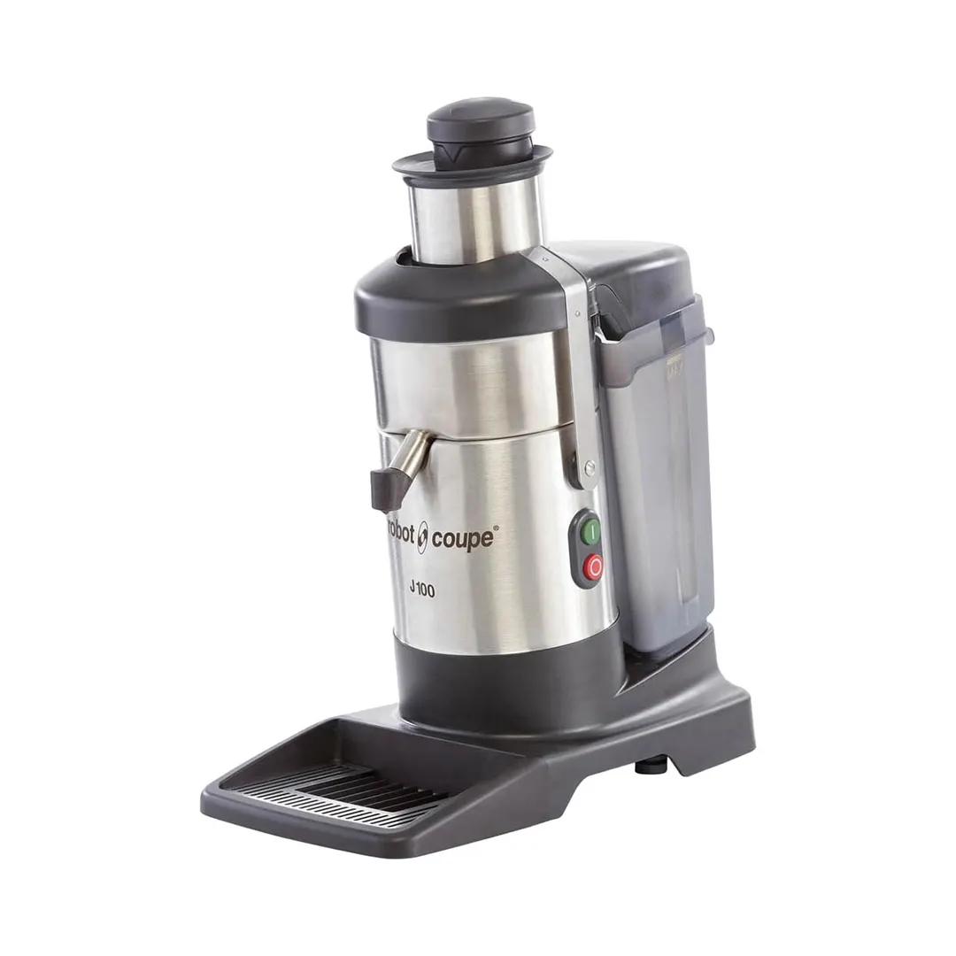 Robot Coupe J100 Table Top Centrifugal Juicer with Continuous Pulp Ejection, Automatic Feed